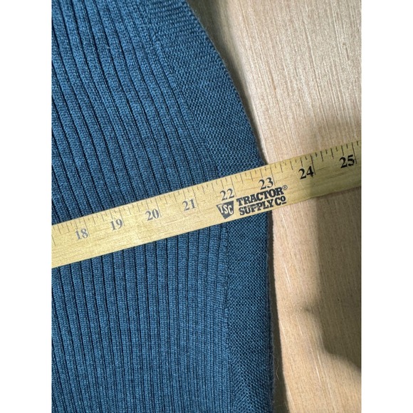 Eileen Fisher Italian Yarn Wool Blend Ribbed Funnel Neck Sleeveless Sweater Top - Picture 3 of 6